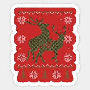 Christmas sweater sales with deer mating